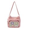Japanese Transparent Pain Bag 2D Macaron Color Small Food Transparent Shoulder Bag Fashion Trendy Badge Crossbody Bag