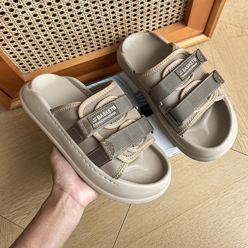 

Non-slip tide brand summer outer wear indoor soft-soled sports outdoor sandals casual beach shoes 371273-J 44 белый