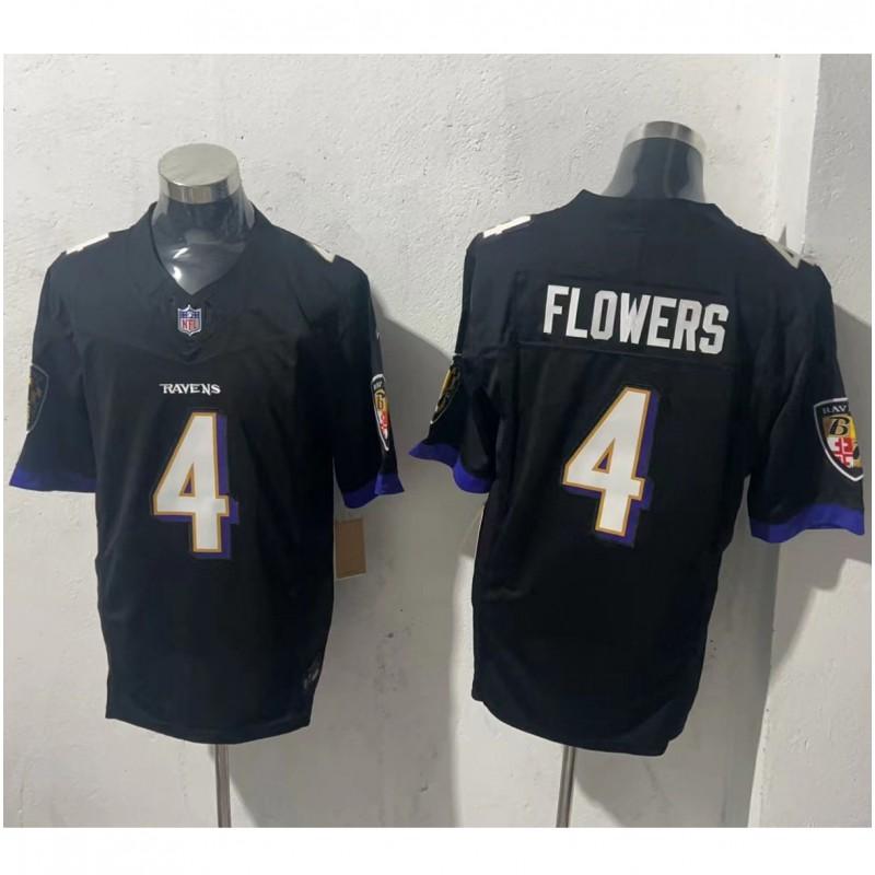 Baltimore Ravens NFL Camiseta de Fútbol Manga Corta Ropa de Equipo Bordada para Hombre Ropa Deportiva para Aficionados