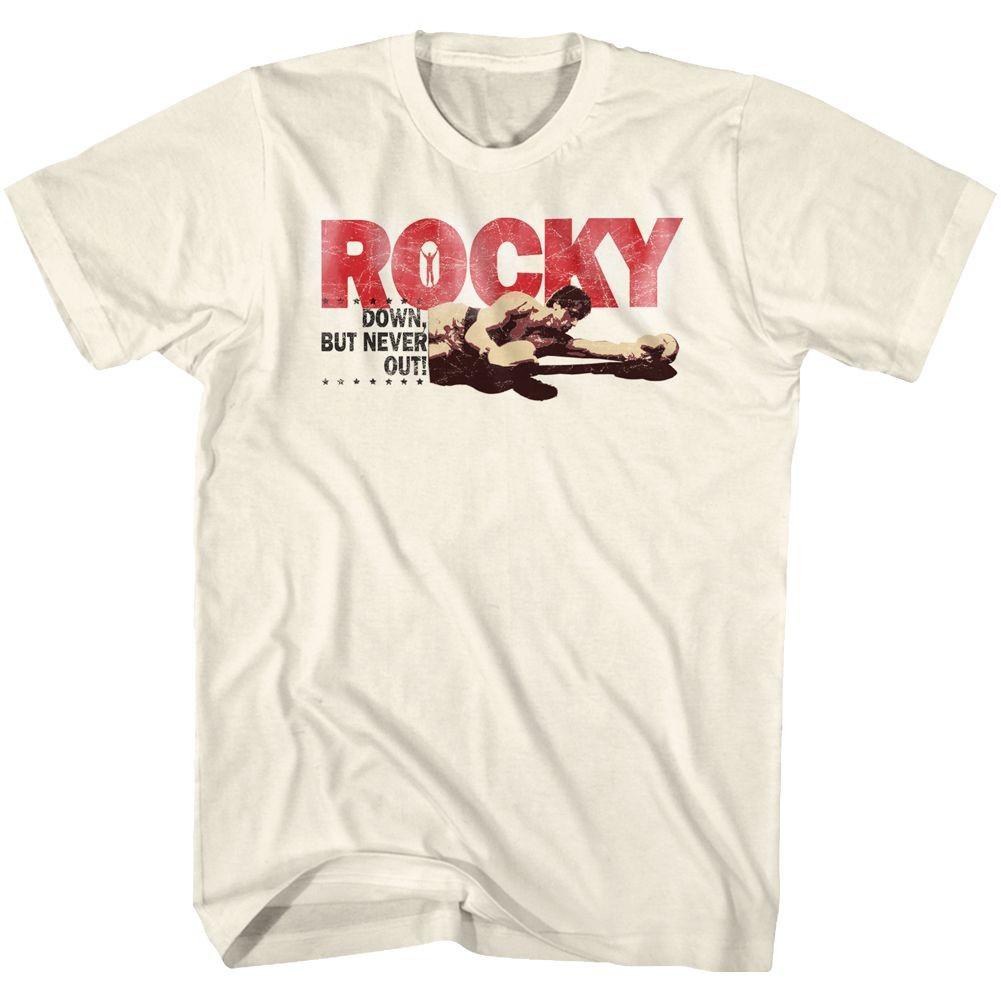 Rocky - Down But Never Out - Short Sleeve - Adult - T-Shirt S