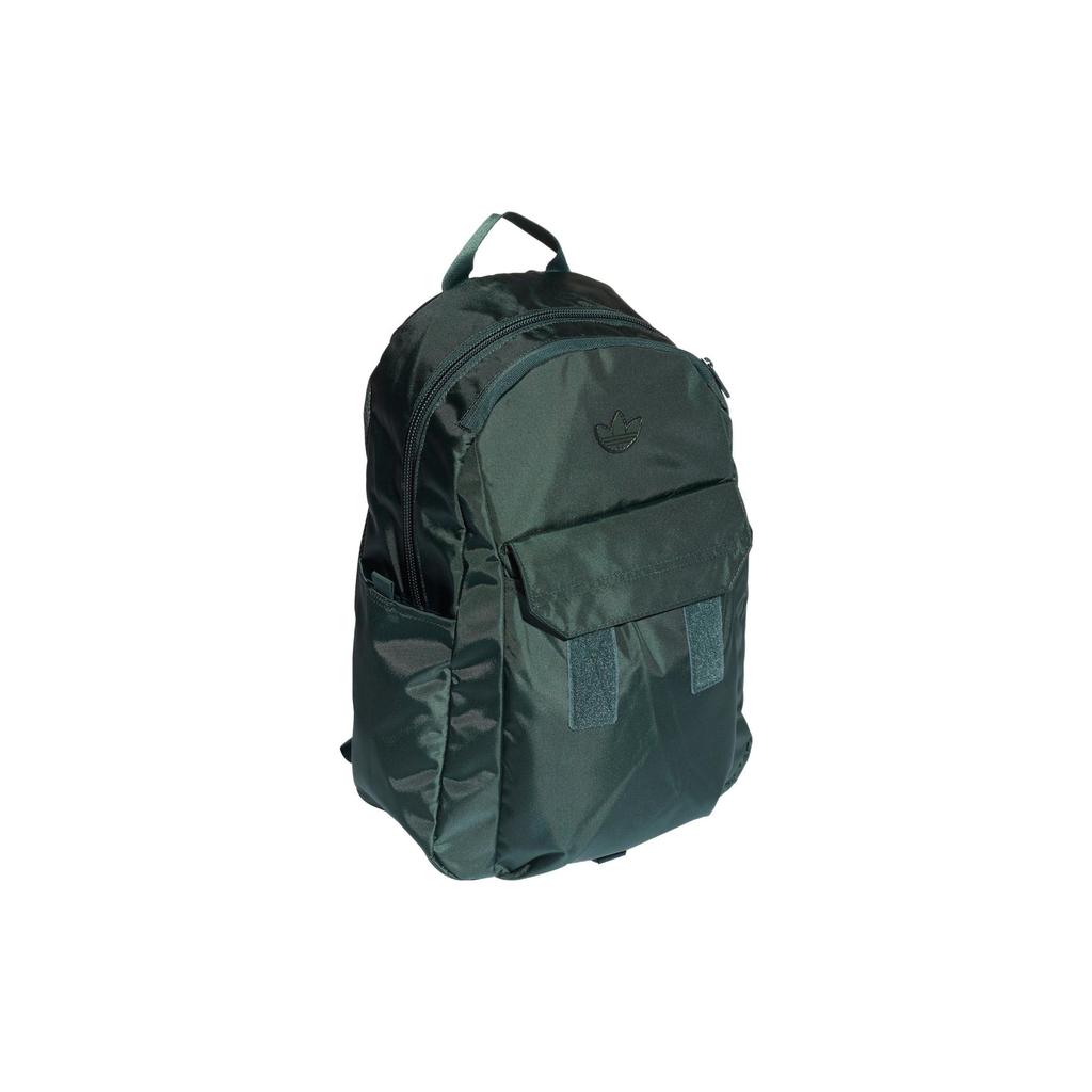 Adidas Sports Casual Zipper Backpack Unisex Backpacks Green HL6695
