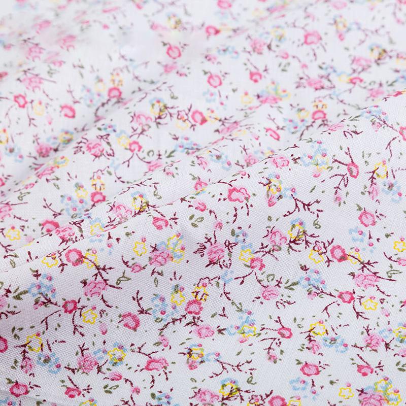7pcs Fabric Printed Cloth Quilting Fabrics Floral Cotton Patchwork For Craft Sewing Needlework DIY Handmade Clothing Accessories