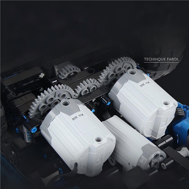 Non-Toxic 1630Pcs City Off-Road Truck Rc Building Blocks Moc Technical Remote Electric Car Model Bricks Enginerring Vehicles Toys Kid Gift