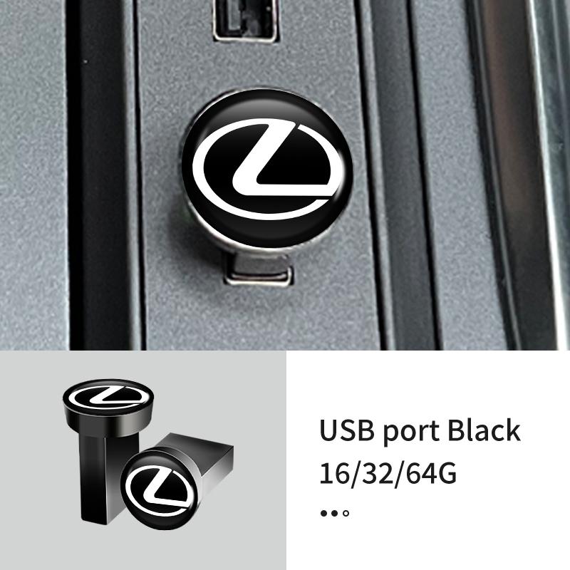Car USB Flash Drive 16GB 32GB 64GB Memory Device For Lexus IS250 IS200 CT200h GS300 LS430 RX450h LX570 IS300 ES RX LS IS NX CT L