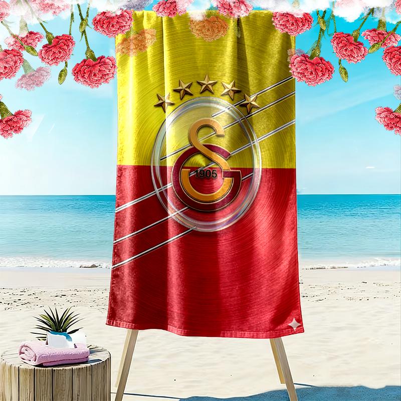 Asciugamano da Spiaggia Galatasaray SK Adatto a Vari Scenari Come Cucina, Bagno e Spiaggia