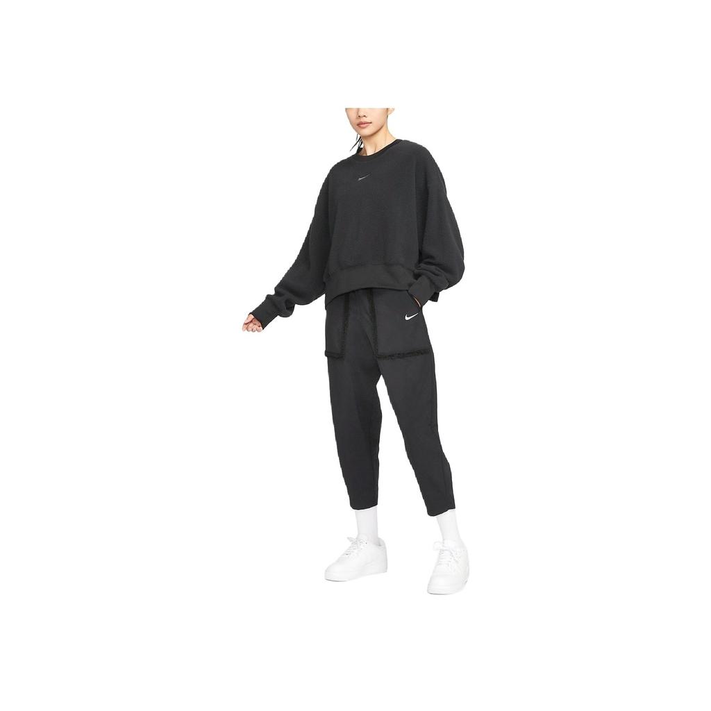 Nike Nsw Essential Comfortable Simple Soft Breathable Casual Pants Women bottoms Black DQ6810-010