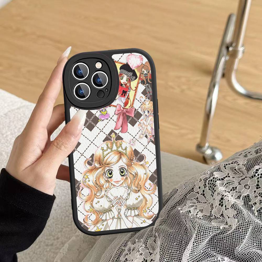 Anime S-Sugar Sugar Phone Case For IPhone 16 15 14 13 12 11 Pro Max Plus Leather Cover