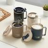 Double-Layer Insulated Coffee Cup With Handle Portable Leak-proof Coffee Mug 304 Stainless Steel Thermal Water Cup For Students