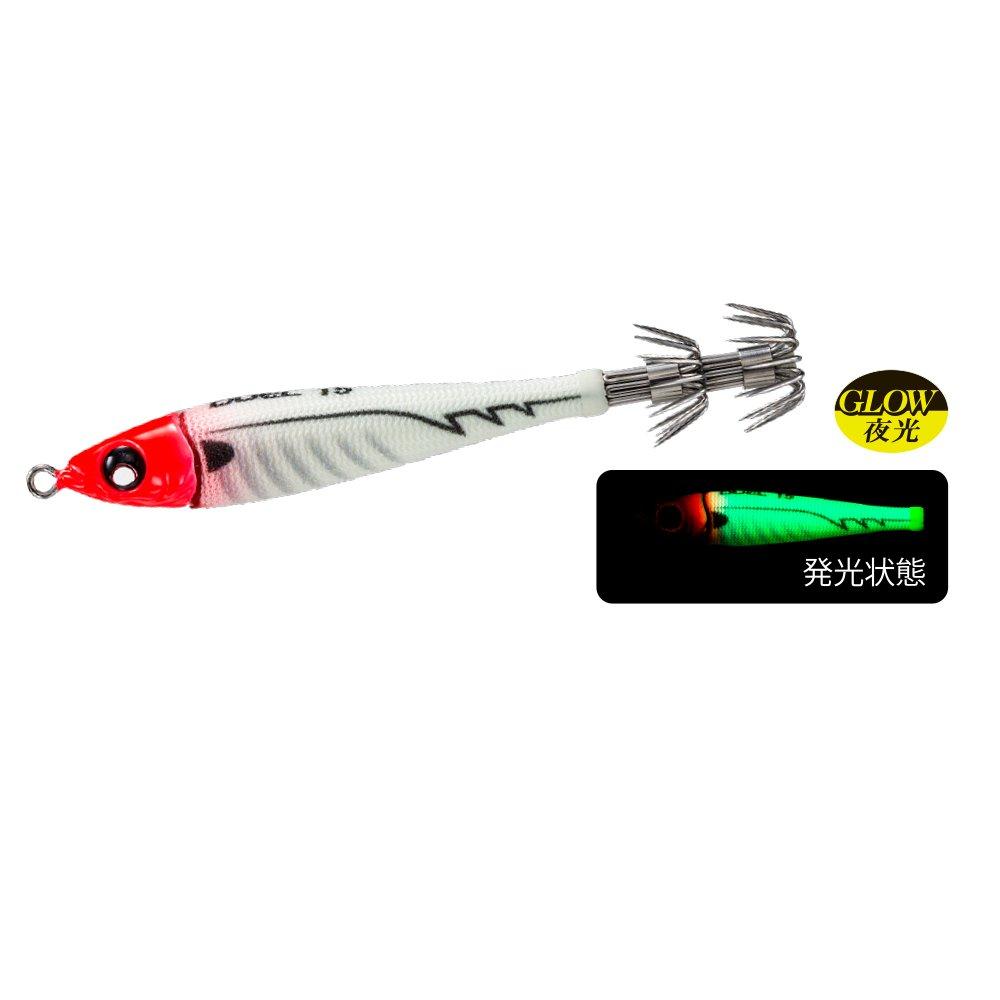 

DUEL Easy Bait Metal Lead Squid Size Real Luminous Red Squid Metal Jig, 25, A1734-RLRH - Head,
