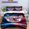 3pcs Duvet Cover Set (1*Duvet Cover + 2*Pillowcase, Without Core), Manly Warringah Sea Eagles Print Bedding Set, Bedroom Decor, All‑Season, Birthday G
