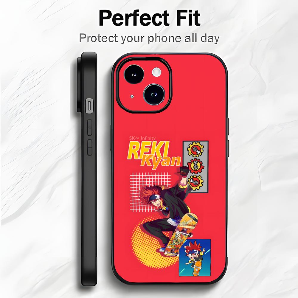 Cool Japanese Anime S-SK8 the Infinity Phone Case Phone Case Soft Packaging Lightweight For iPhone17 16 15 14 13ProMax