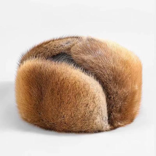 WTEMPO Men's Women's Outdoor Soft Faux Fur Ear Protection Hats for Hiking Skiing Walking Autumn Winter Windproof Cold-proof Warm Plush Bomber Hats