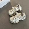 Retro versatile straps old dirty dad shoes autumn and winter fashion mesh girls sports moral training shoes casual shoes