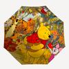 Winnie and Friends Themed Automatic Opening and Closing Umbrella, Brightly Colored 8-rib Portable Umbrella, Suitable for Men and Women, A Pe