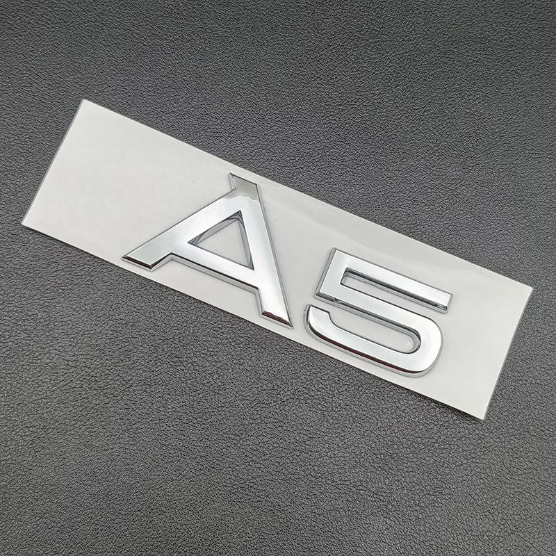 3D ABS Chrom Černé Logo S Line Znak Blatník Samolepka Kufr Auta Pro Audi A1 A2 A3 A4 A5 A6 A7 A8 Písmena Samolepka Příslušenství