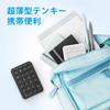 iClever Numeric Keypad Wireless Numeric Keyboard Pantograph Charging Ultra Thin Tab Key Included Easy To Carry Wireless Number Pad One Hand Device