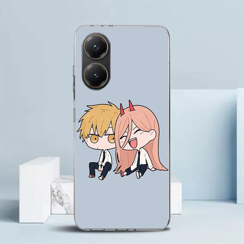C-Chainsaw Mans Cute Phone Case For Xiaomi Poco F7 Ultra X5 X6 X7 Pro M7 Redmi 15C 15 13C 13 12C 12 10C 10 10A 9 9C 9A 9T Cover