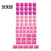 Style Braid Charms 60Pcs Hair Accessories, Heart Letter Shape Rings, Large Hole Design Thick Jewelry Beads for Braids Dreadlocks