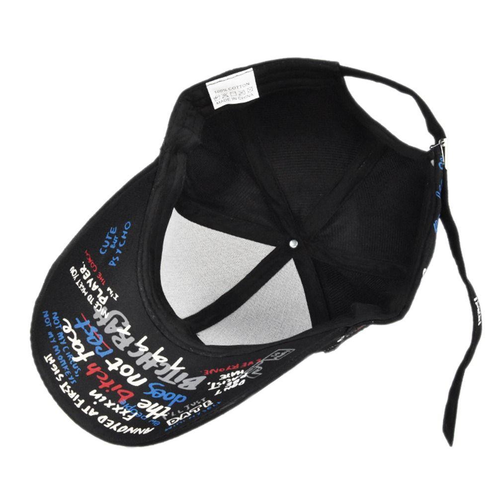 Printing Graffiti Graffiti Baseball Cap Hip Hop Hip Hop Baseball Cap  Summer