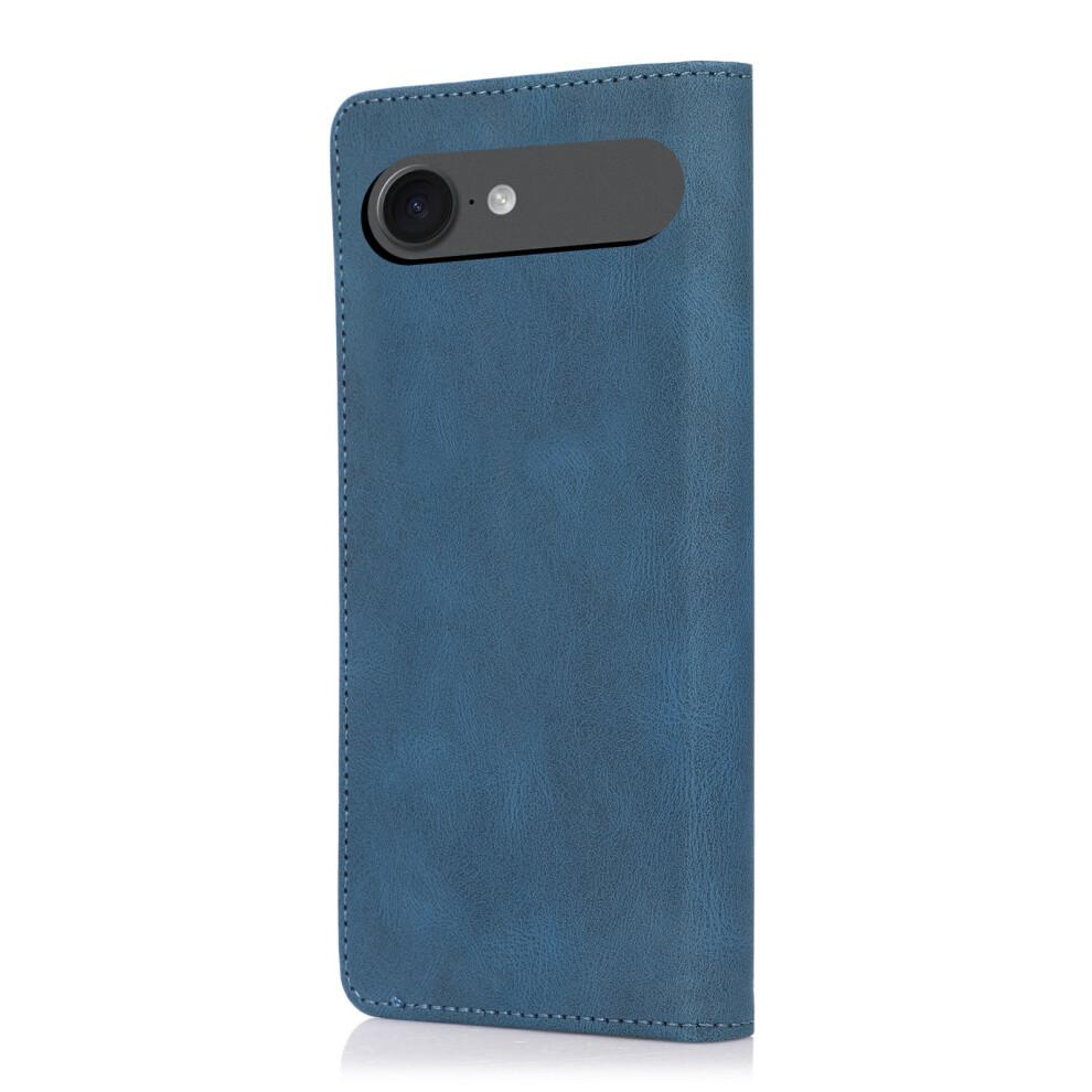 (iPhone Air, Blue) For iPhone Air Case Wallet Magnetic Closing Leather Flip Phone Cover