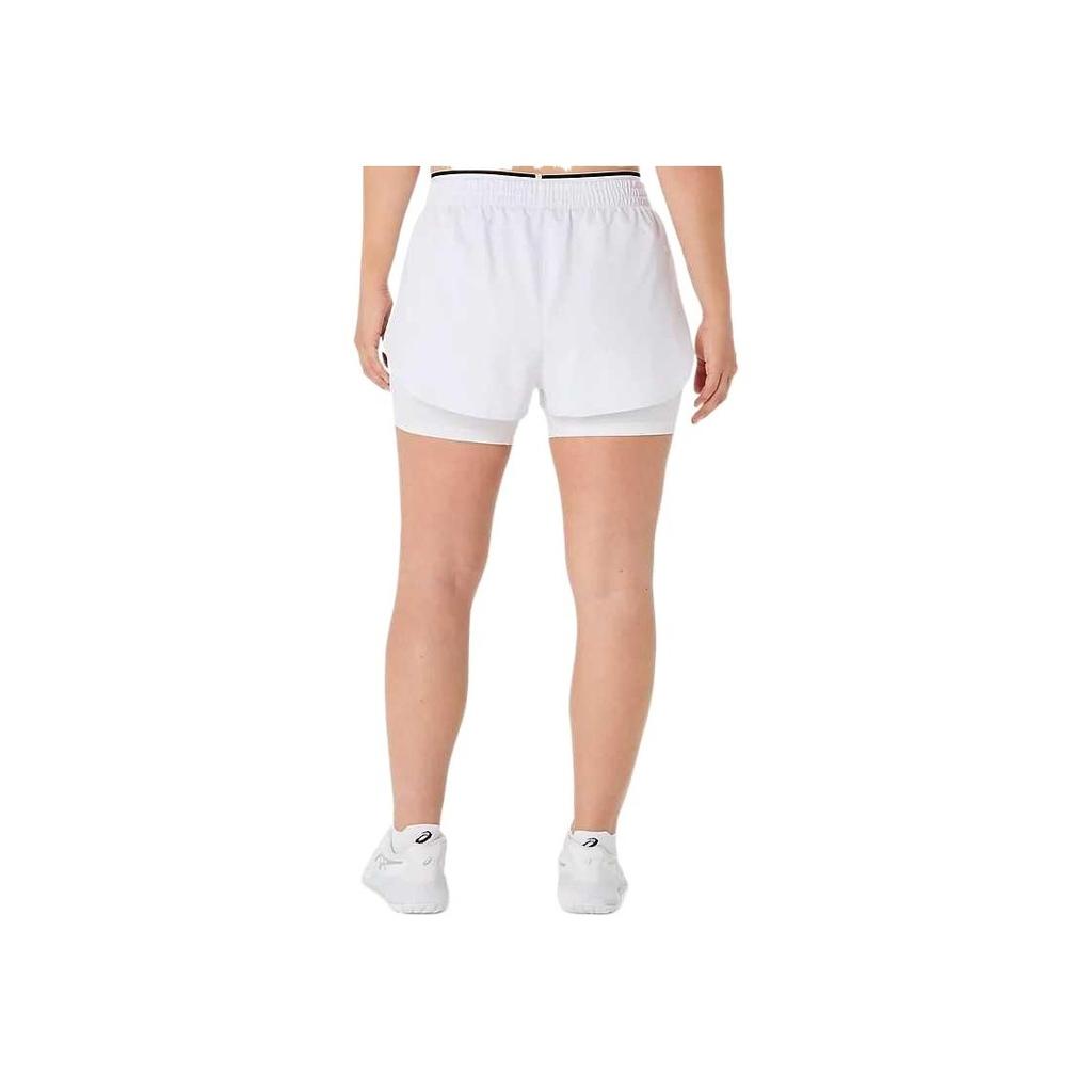 Asics Match Short Skin-Friendly Breathable Comfortable Lightweight Three-Quarter Casual Shorts Women Shorts Bright-White 2042A352-100