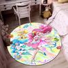 Mobile Suit Gundam Cartoon Round Rug Can Be Used To Decorate Living Rooms, Bedrooms, Sofas, and Game Rooms; Non-slip Rug.66