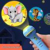 Children's Animal Projector Flashlight - Early Education Luminous Toy for Baby Picture Recognition and Cartoon Projection Gifts