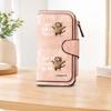 Hoodie Cat Long Zipper Wallet, Large Capacity Card Holder, Unisex Clutch Bag, Fashionable Zipper Coin Purse, Suitable for Daily Use, A Great Gift for