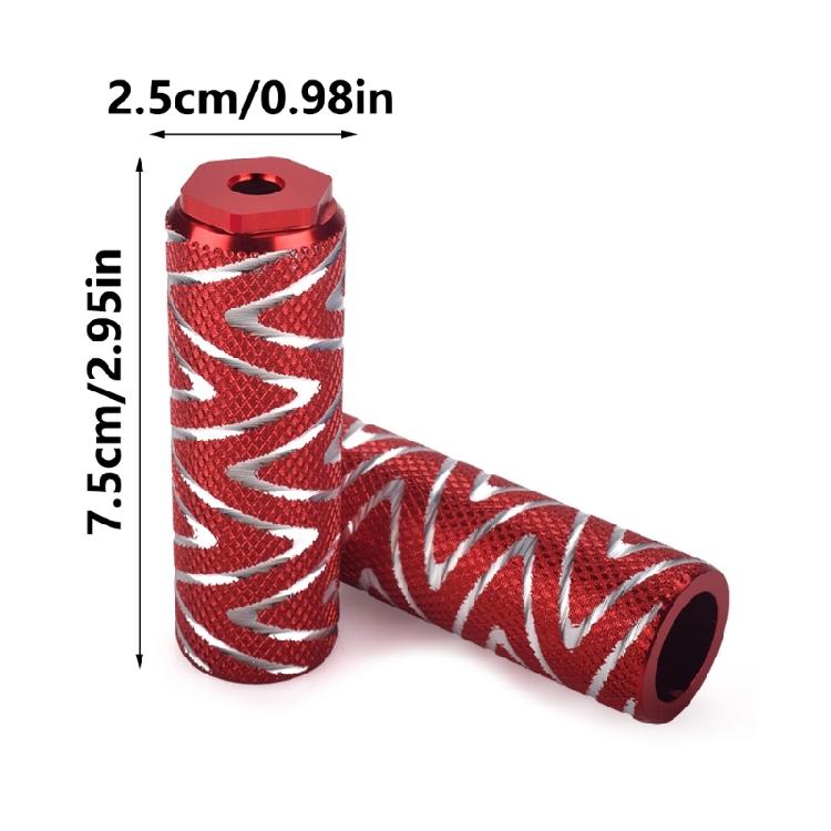 Easyly Install Aluminum Foot Pegs Mountain Cycling Safety Personality Footrest for Outdoor Cycling Accessories