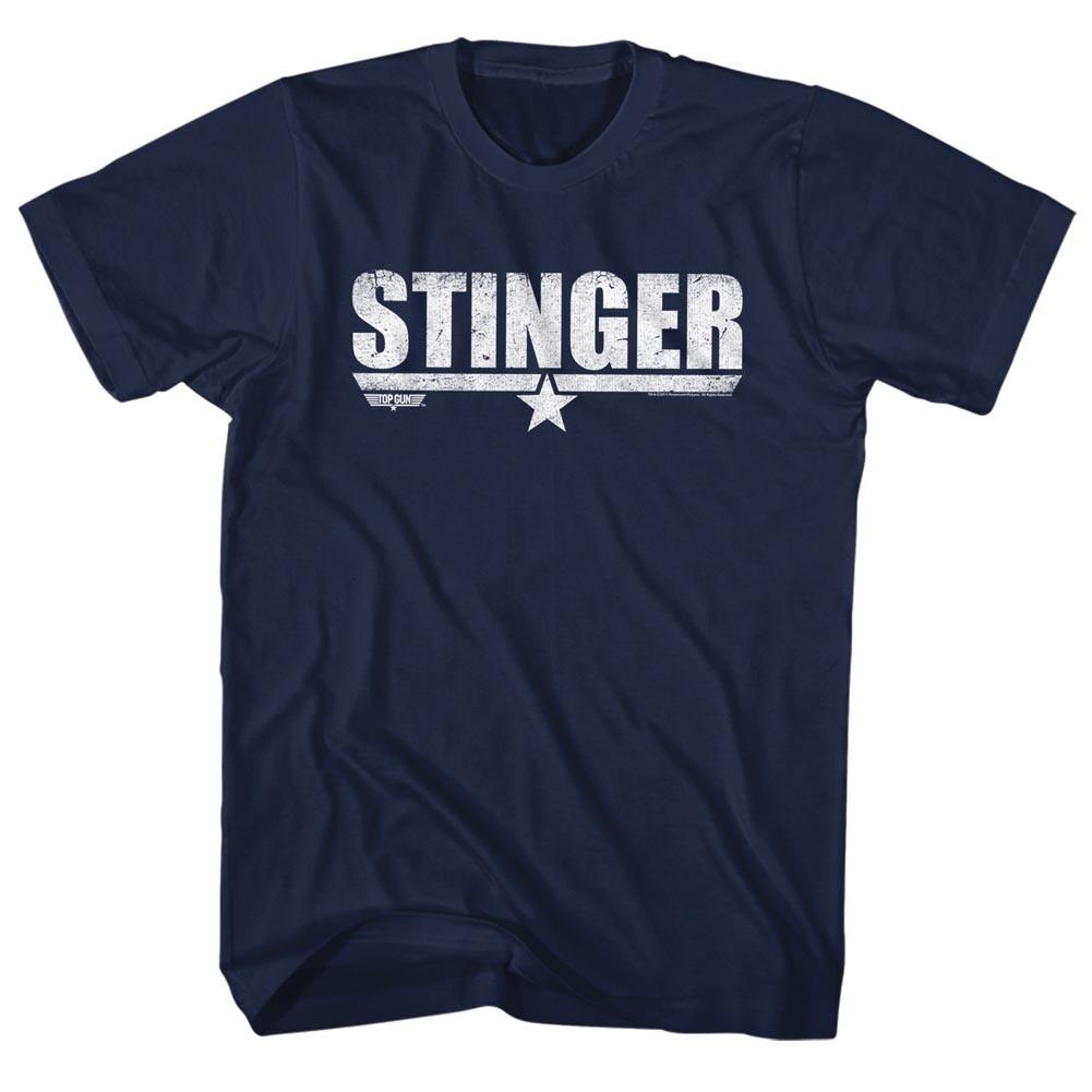 Top Gun Movie F14 Fighter Pilot STINGER Name Logo Men s T Shirt L