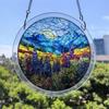 Acrylic Jigsaw Puzzle Suncatcher Kit, Stained Glass Style DIY Window Hanging Ornament for Home Decor, Gift for Women Men Mom