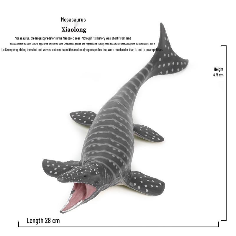Children s Dinosaur Toys: Styracosaurus & Mosasaurus Marine Animal Models