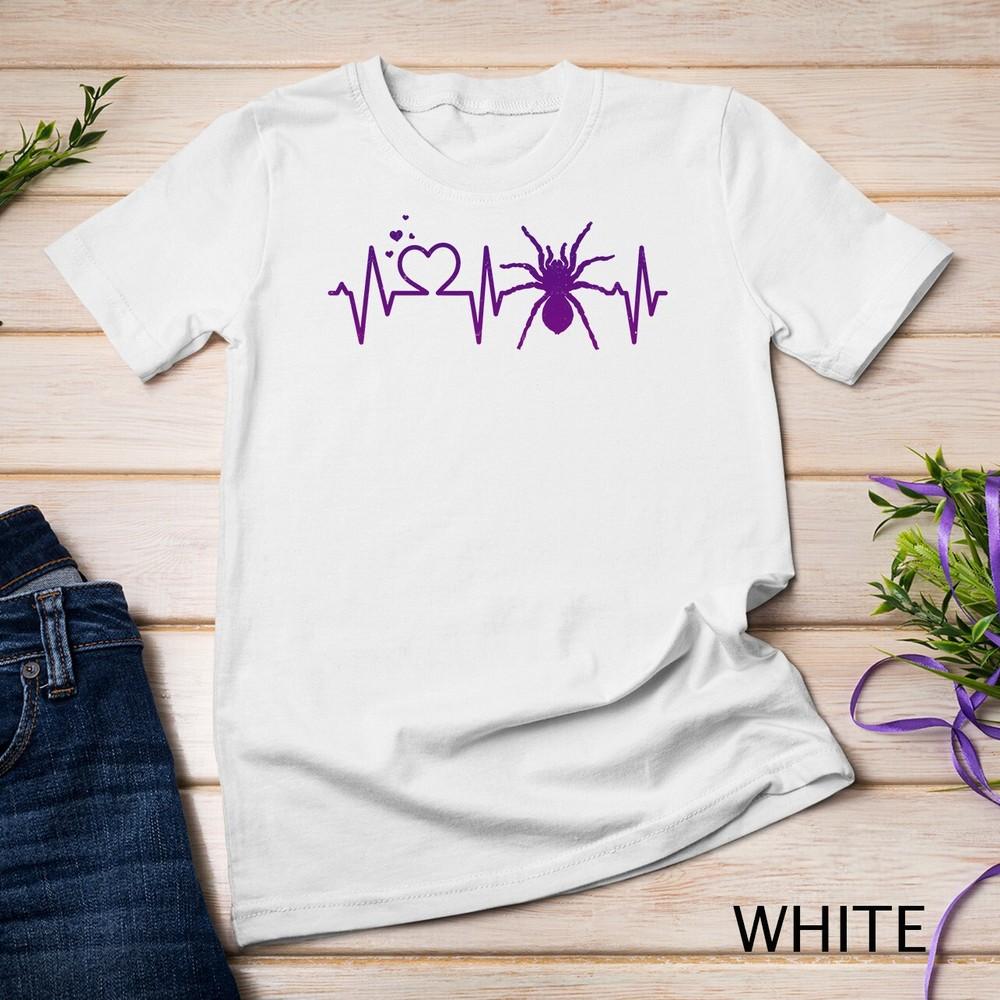 

Tarantula Spiders Mom Dad Heartbeat Heart Gift Women Men T-Shirt Unisex T-shirt XL