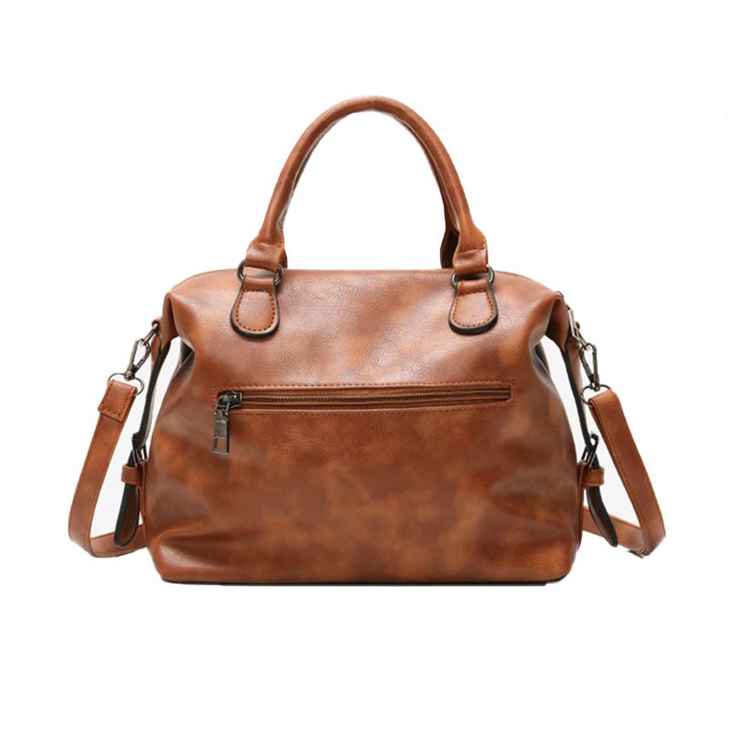 Desinvolte Women's Bag 2024 New Women's Crossbody Bag Solid Color Oil Leather Simple And Exquisite Large Capacity Suitable For Travel