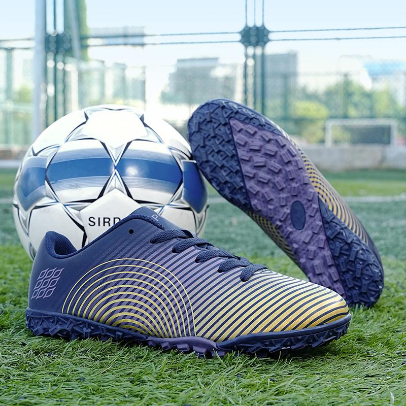 Cizme de fotbal pentru bărbați, cu vârfuri lungi, pantofi de fotbal cu gleznă înaltă, AG/TF, pentru copii, pentru exterior, pantofi de fotbal pentru antrenament, pantofi de fotbal pentru sport