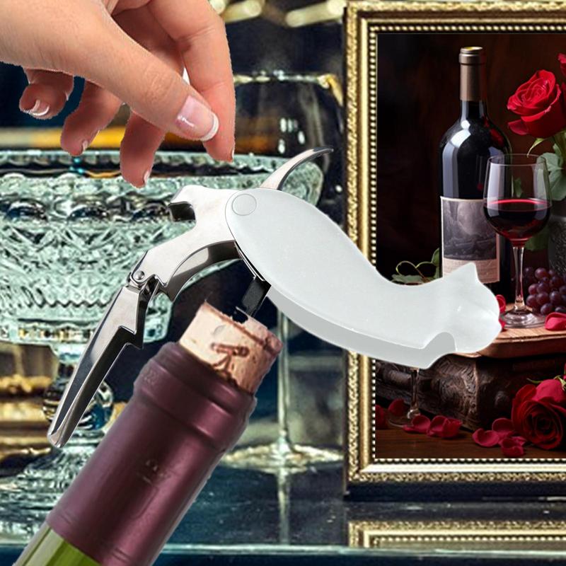 Wine Bottle Opener Cat Shape Bottle Opener Wine Corkscrew Stainless Steel Beer Bottle Opener Wine Corkscrew Bottle Opener For