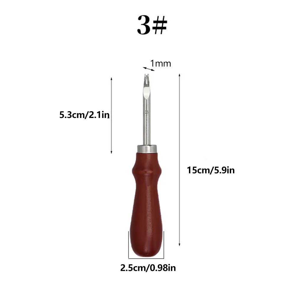 1Pc Rust Proof DIY Leather Edge Shaver Professional Edge Trimmer Wood Handle Stainless Steel Blade Leather Chamfer Tool