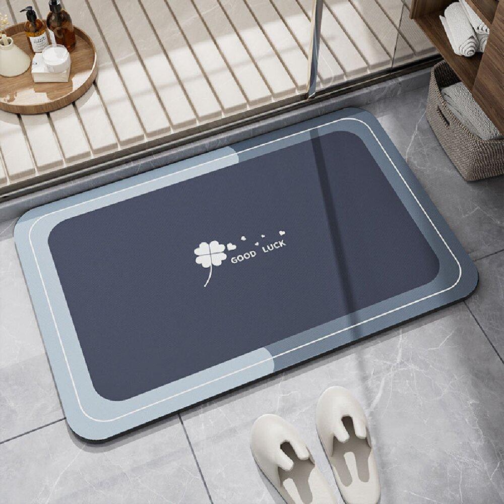 Bathroom Diatomite Rug Bathroom Quick-Drying Water-Absorbing Modern Minimalist Style Dirt-Resistant Foot Mat For Home Decoration