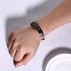 English German Korean French Bible Bracelet for Men Boys,Wateproof Stainless Steel Prayer Bracelet,Male Jewelry Gift