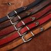 Personality All-match Retro Concave Leather Belt Women's First Layer Cowhide Casual Pin Buckle Belt