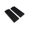 Allspares | Charcoal Filter (x2) for Hoods Suitable for Atag Acc918 / Pelgrim Kf63 / Etna Hf2017 and Candy 49016876 (250x97x24mm)