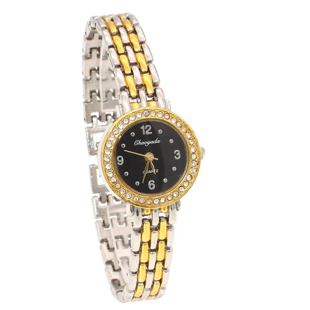 10pcs Mixed Lot Colors High Quality Fashion Ladies Women Girls Watch Stainless Steel Crystal Dress Quartz Wristwatch Cheap Watch