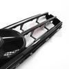 FCM5   Glossy Black Sport Style Racing Grille With OE Style Star Emblem Logo For Mercedes Benz C W204 08-14 C200 C230 C250 Bumper Grill