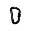 Small Branded Galvanized Aluminum Alloy Carabiner-Safety Screw Lock Snap Clip Heavy Duty for Industry Outdoor Use Dog Leash