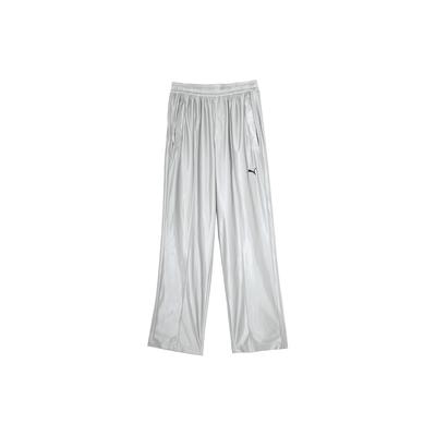 Puma Pd Rct T7 Túlméretezett Fémes Melegítőalsó Unisex Nadrág Világosszürke 627196-01