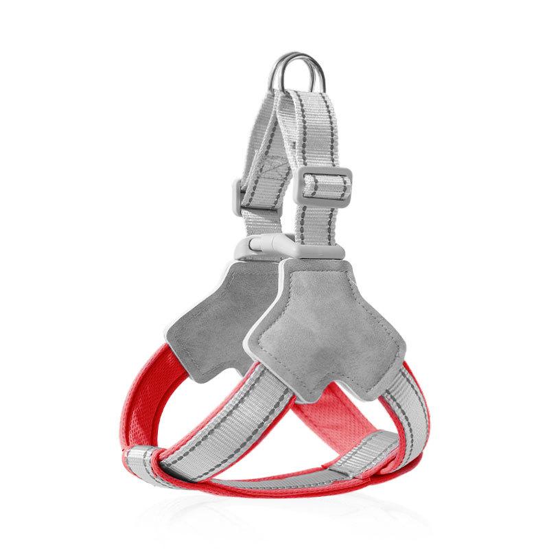 Dog leash Y-shaped chest strap vest type pet dog walking leash Small and medium Shiba Inu Fadou Corgi leash