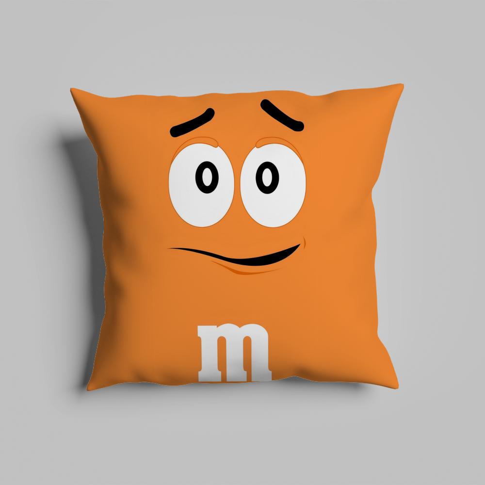 Pillow Case luxurious home office, sofa decorative Multi sized car seat cushions, pillowcases M-M&M'S C-Chocolate