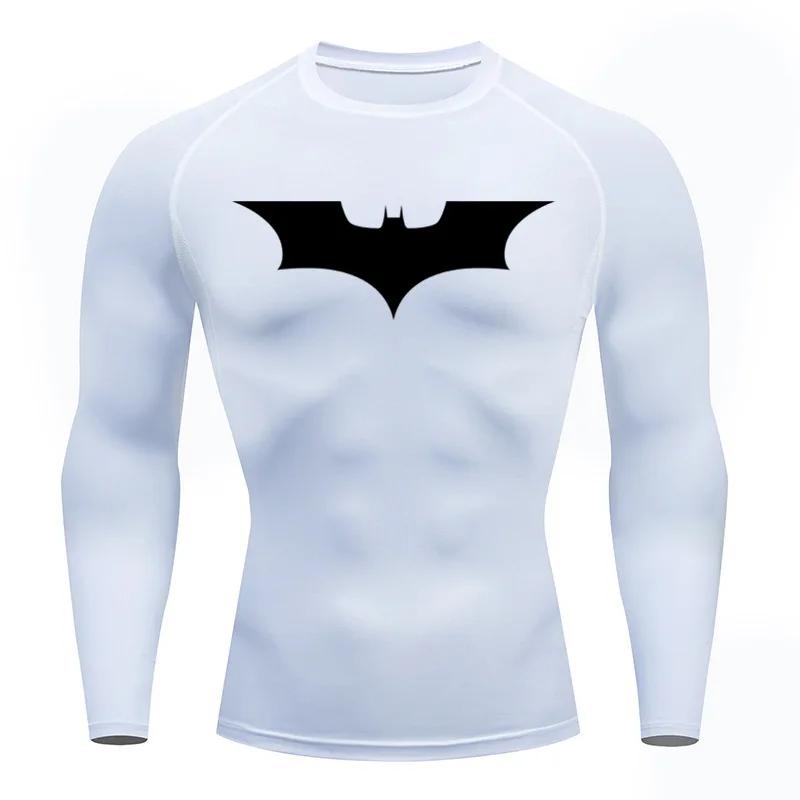 Top Long Sleeve Sports Shirt Running Men T-shirt Fitness Short T-shirt WorkOut Gym Tights Muscle Shirt Compression MMA Clothing