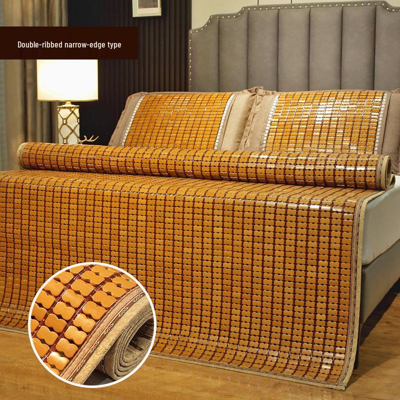 Karbonisierte Mahjong Kühlsofa & Bettmatte - Bambus, Faltbar, Sommer-Essential
