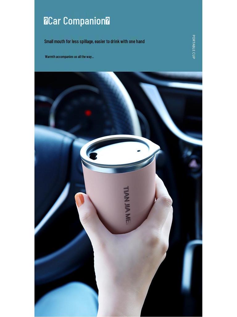 304 High-End Outdoor Office Coffee Tumbler – Colorful, Portable, and Insulated